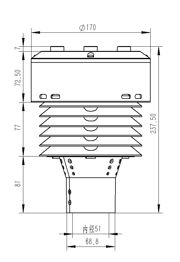 一體化負氧離子傳感器