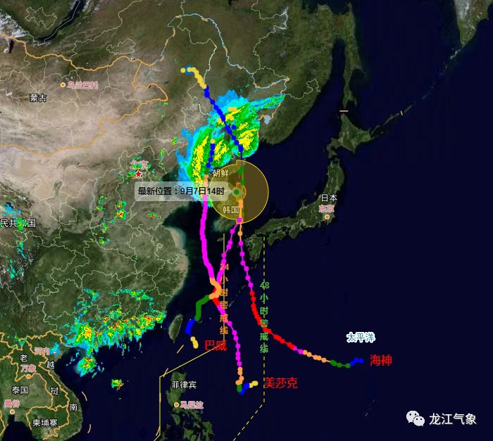 臺風“海神”上午進入黑龍江，多部門聯合發布氣象風險預警！